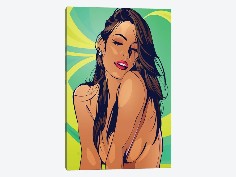 Topless Girl by Nikita Abakumov 1-piece Canvas Artwork