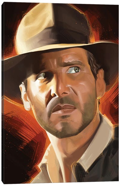 Indiana Jones Canvas Art Print - Art Gifts for Him