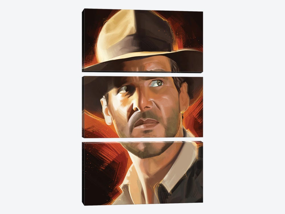Indiana Jones by Nikita Abakumov 3-piece Art Print