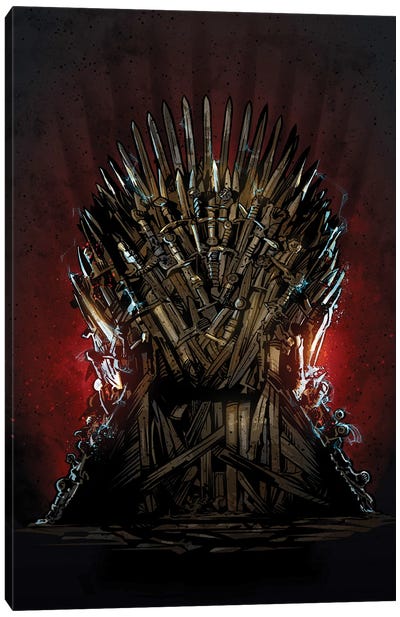 Iron Throne Got Canvas Art Print - Game of Thrones