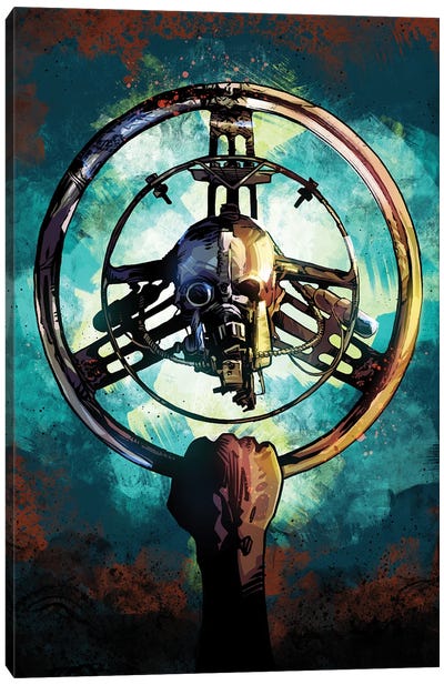 Mad Max Wheel Canvas Art Print - Nikita Abakumov