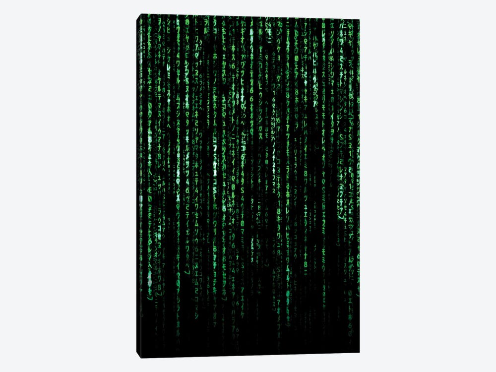 Matrix Code by Nikita Abakumov 1-piece Art Print
