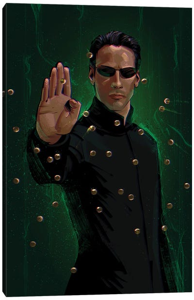 Neo Canvas Art Print - The Matrix