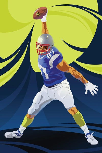 Kids Sports Art: Football by Nikita Abakumov