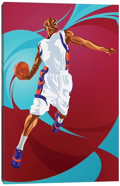 Basketball Canvas Art Print - Sports Lover