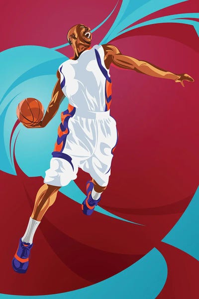 Kids Sports Art: Basketball by Nikita Abakumov