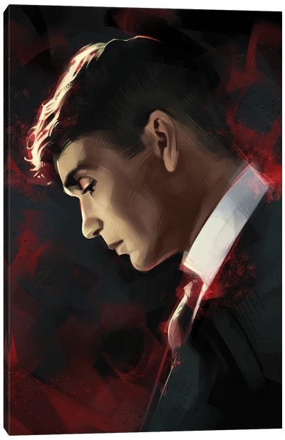 Tommy Shelby Canvas Art Print - Peaky Blinders