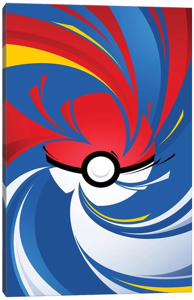 Monster Ball Canvas Art Print - Pokémon