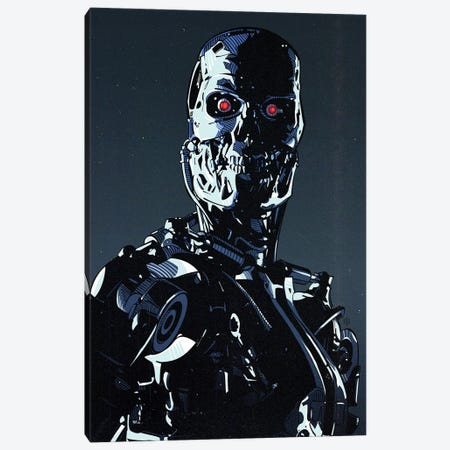 Terminator Cyborg Canvas Print #AKM220} by Nikita Abakumov Canvas Art