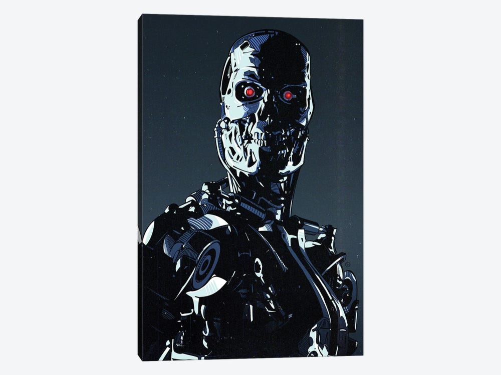 Terminator Cyborg by Nikita Abakumov 1-piece Canvas Wall Art