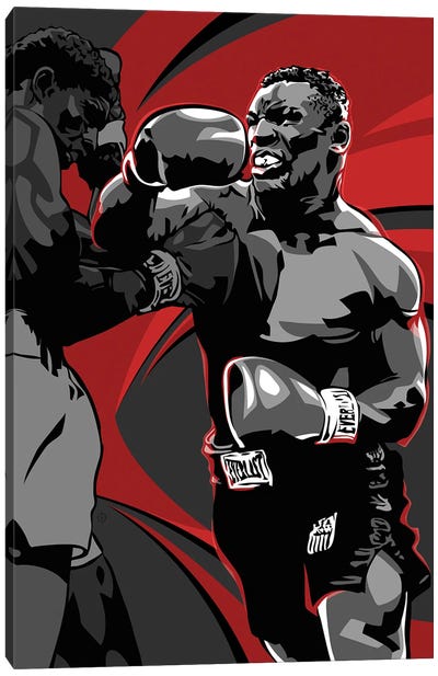 Mike Tyson Canvas Art Print - Boxing