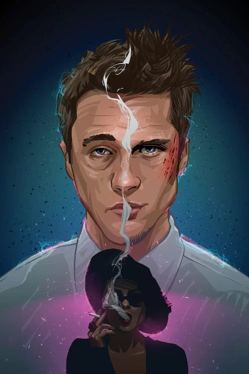 Fight Club II by Nikita Abakumov wall art