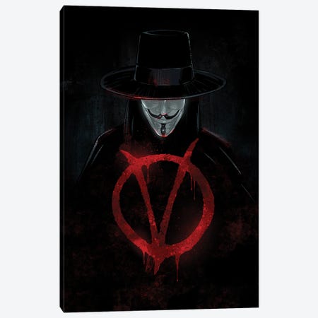 Vendetta Canvas Print #AKM230} by Nikita Abakumov Art Print