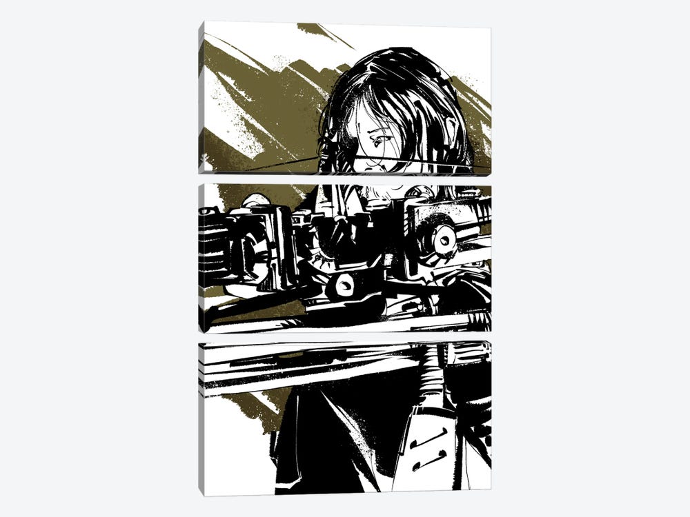 The Walking Dead Daryl by Nikita Abakumov 3-piece Art Print