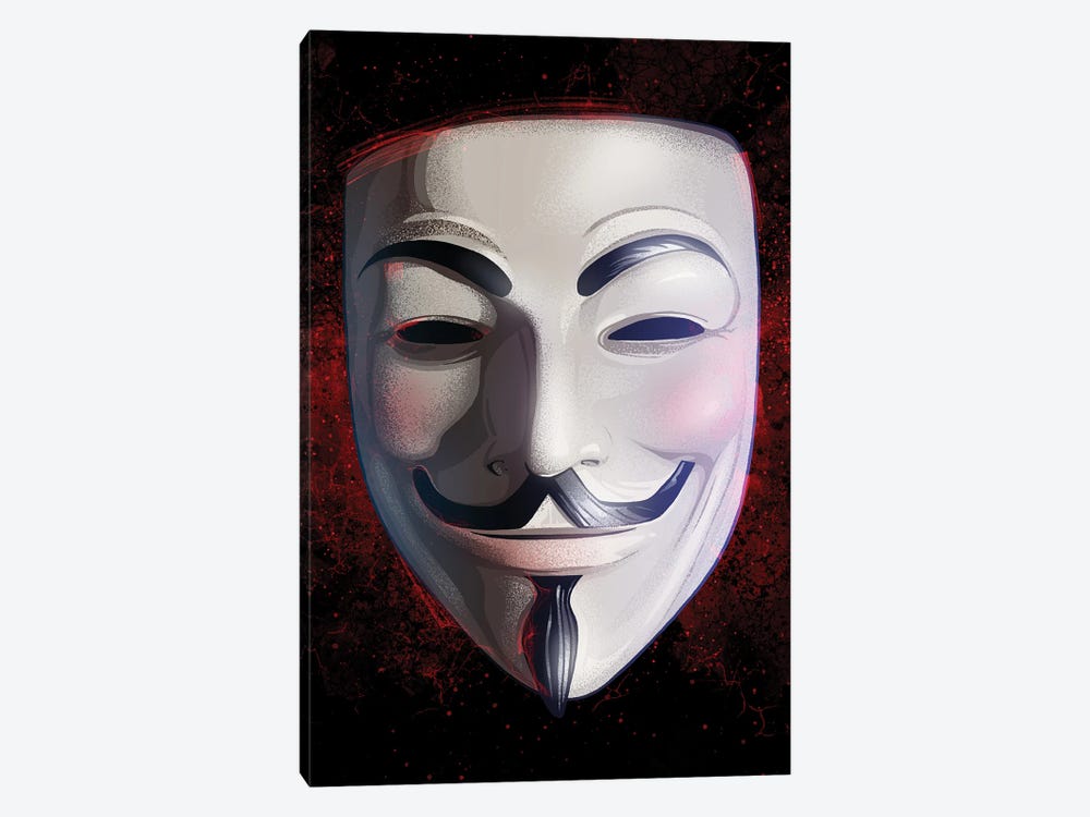 Anonymous Vendetta by Nikita Abakumov 1-piece Canvas Print