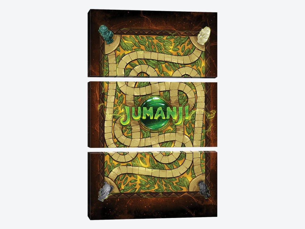 Jumanji by Nikita Abakumov 3-piece Canvas Artwork