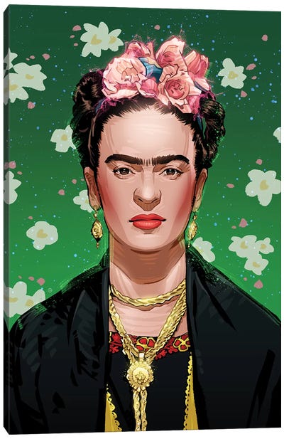 Frida Kahlo Canvas Art Print - Nikita Abakumov
