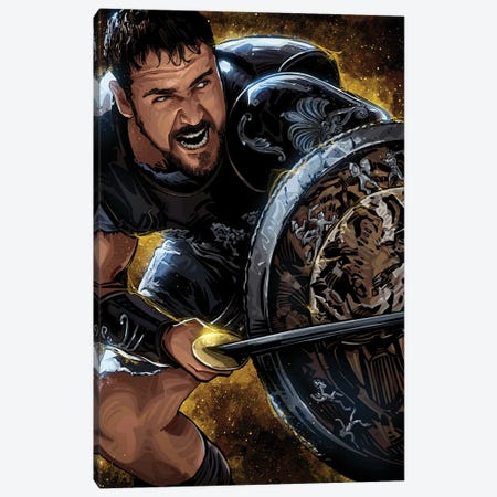 Gladiator Canvas Print #AKM265} by Nikita Abakumov Canvas Print