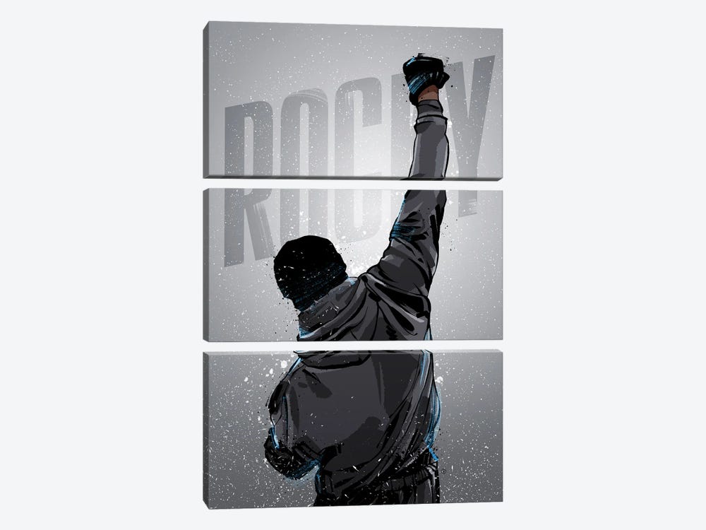 Rocky Win 3-piece Canvas Art