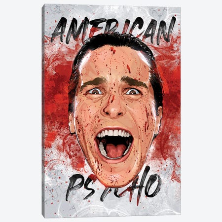 American Psycho Canvas Print #AKM276} by Nikita Abakumov Canvas Art