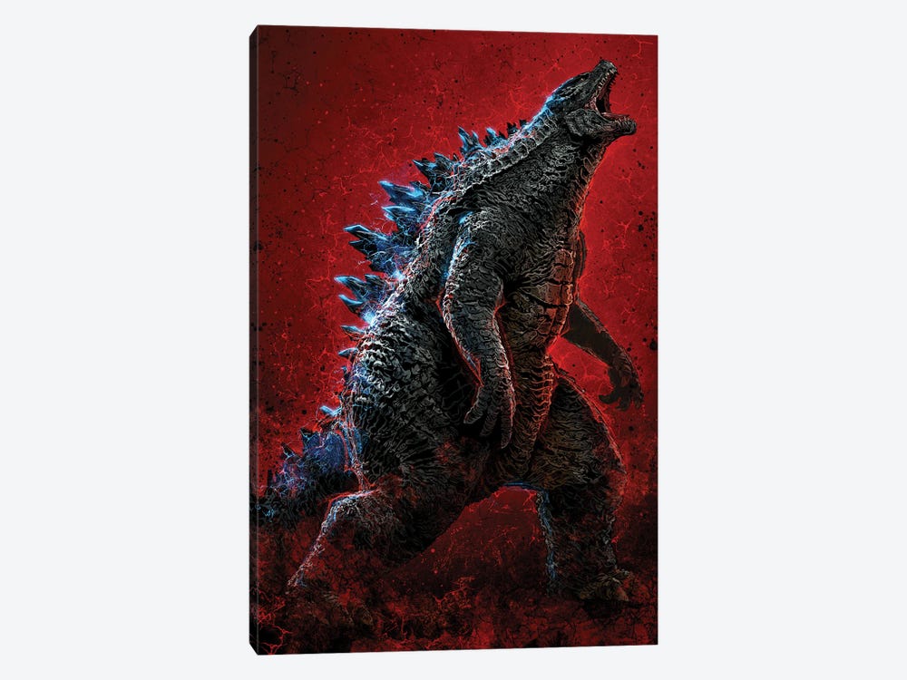 Godzilla 1-piece Canvas Print