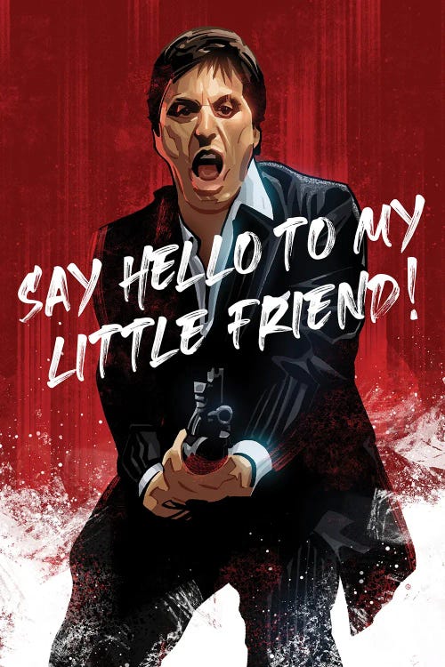 Scarface by Nikita Abakumov wall art