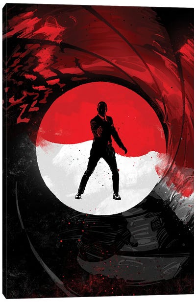 James Bond 007 Canvas Art Print - Best Selling Pop Culture Art