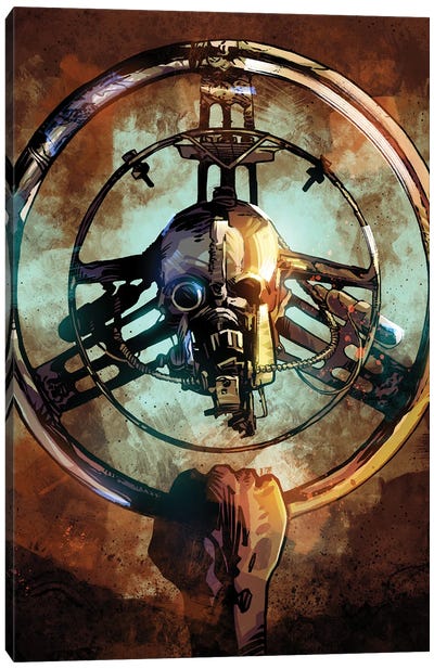 Mad Max Wheel II Canvas Art Print - Nikita Abakumov