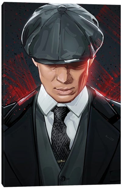 Tommy Shelby Peaky Blinders Canvas Art Print - Thomas "Tommy" Shelby