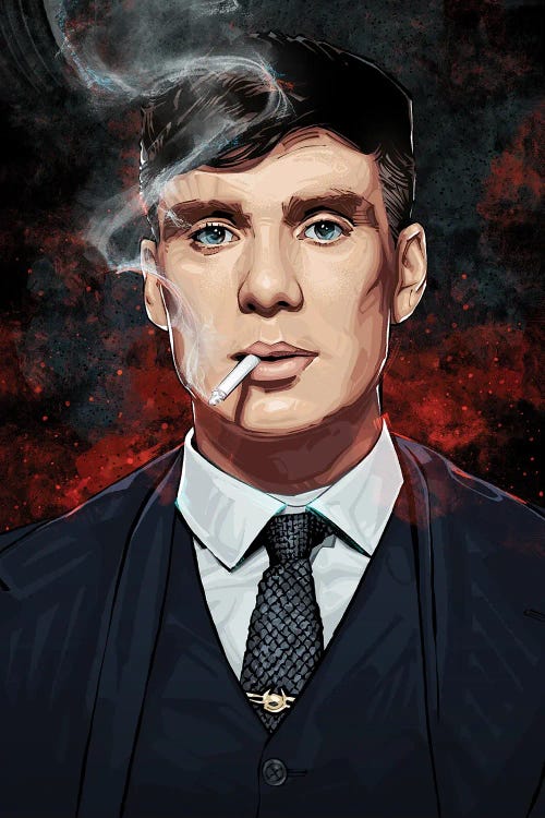 Thomas Shelby by Nikita Abakumov wall art