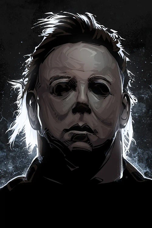 Michael Myers Halloween by Nikita Abakumov wall art