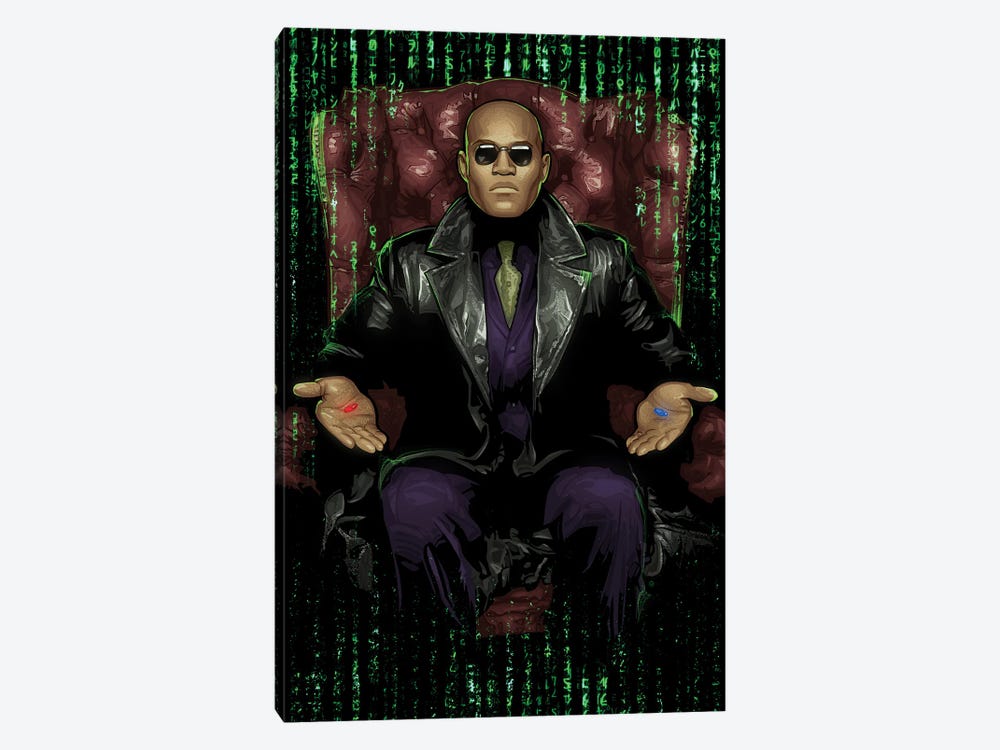 The Matrix Chair 1-piece Canvas Art Print