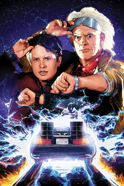 Marty And Doc by Nikita Abakumov wall art