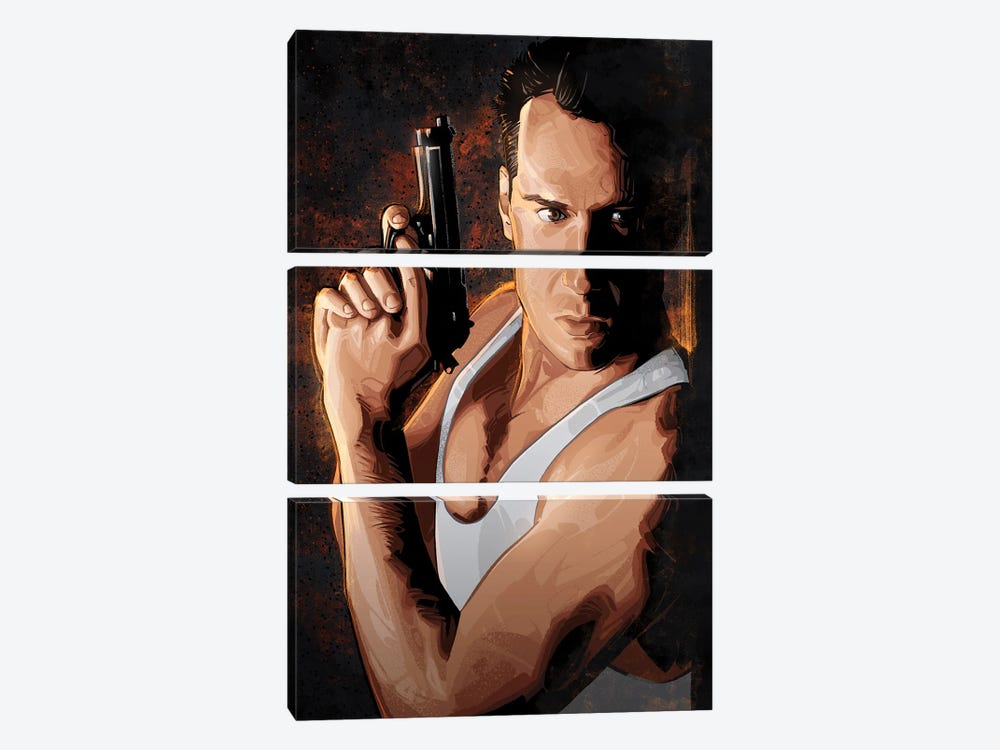 Die Hard I by Nikita Abakumov 3-piece Art Print
