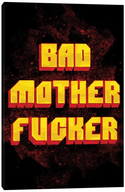 Bad Mother Pulp Fiction Canvas Art Print - Nikita Abakumov