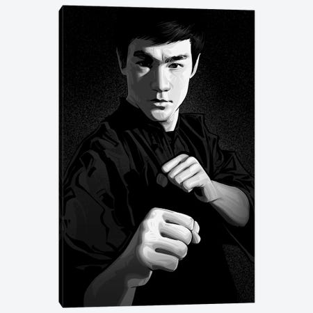 Bruce Lee Canvas Print #AKM346} by Nikita Abakumov Canvas Artwork