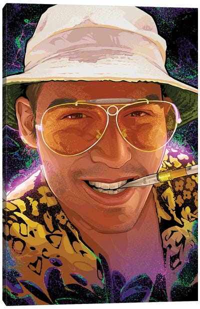 Fear And Loathing In Las Vegas Canvas Art Print - Biographical Movie Art