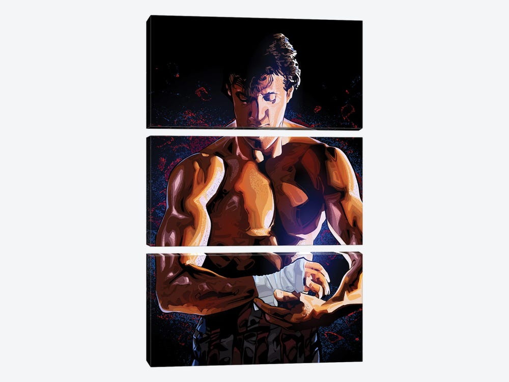 Rocky IV by Nikita Abakumov 3-piece Canvas Art