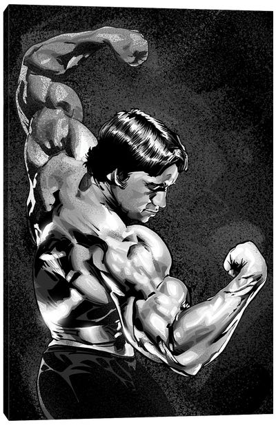 Arnold Schwarzenegger Canvas Art Print - Nikita Abakumov