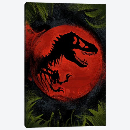 Jurassic World Canvas Print #AKM368} by Nikita Abakumov Canvas Art Print