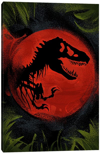 Jurassic World Canvas Art Print - Jurassic Park