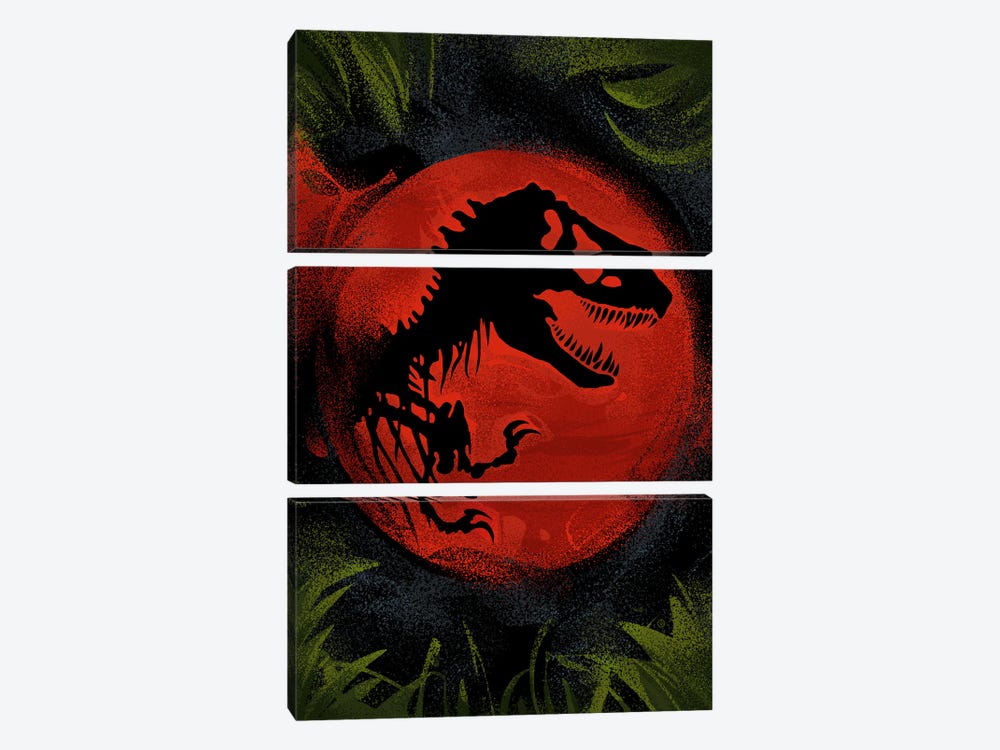 Jurassic World by Nikita Abakumov 3-piece Art Print