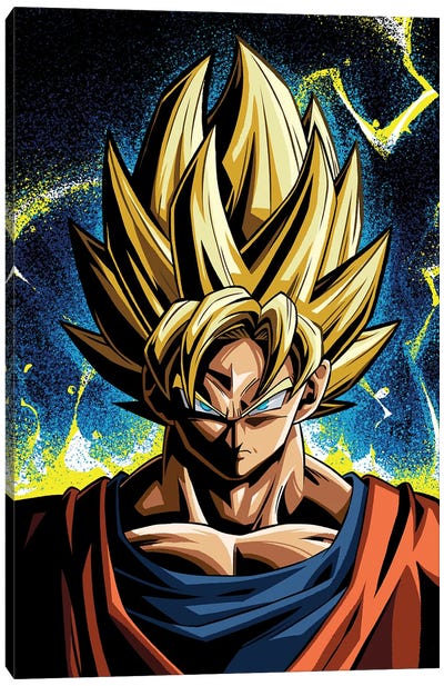 Dragon Ball Goku Canvas Art Print - Goku