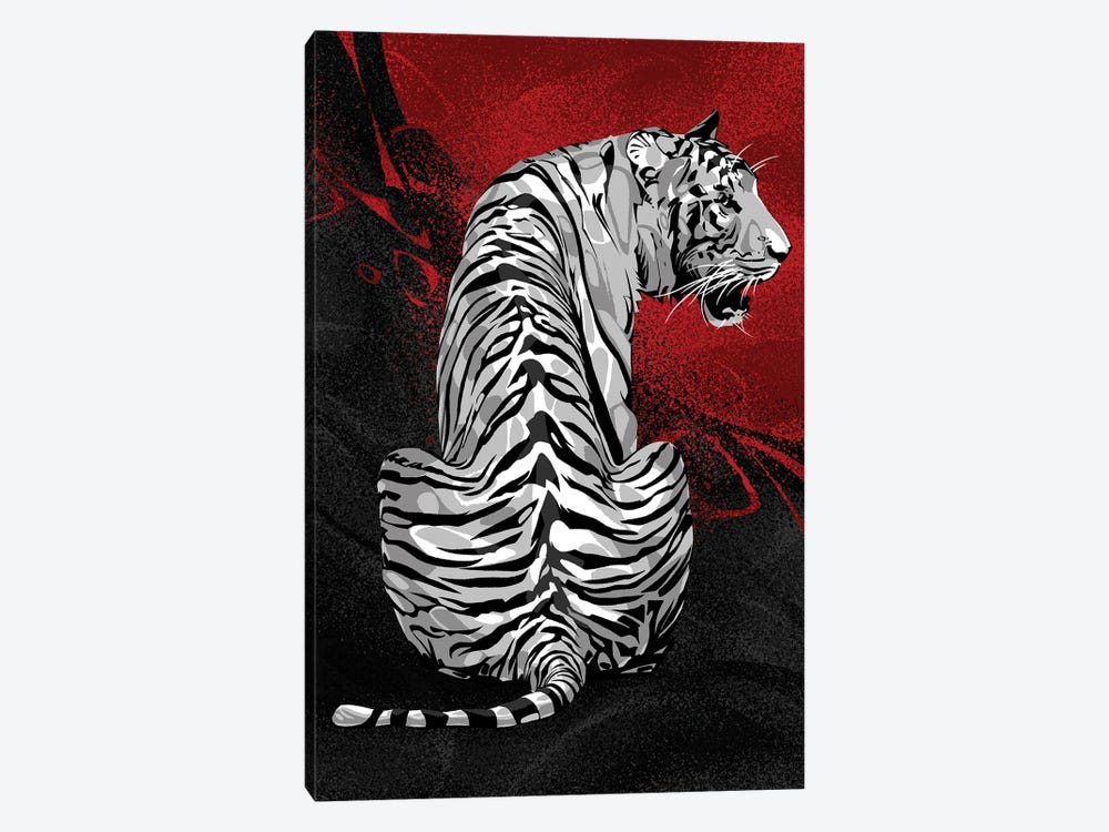 White Tiger by Nikita Abakumov 1-piece Canvas Wall Art