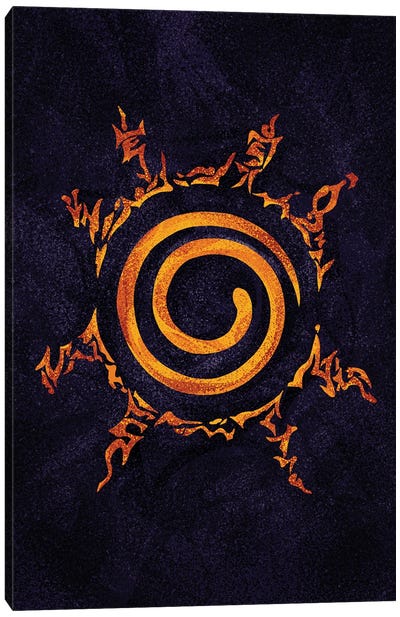 Naruto Sealing Canvas Art Print