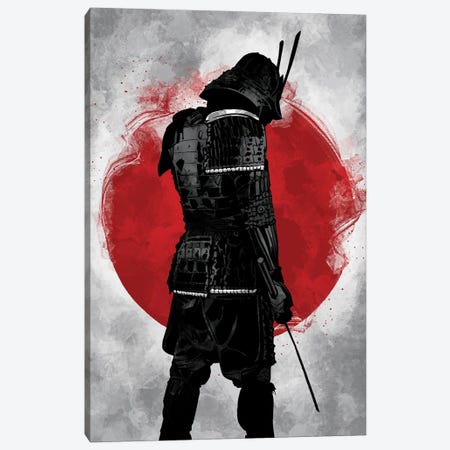 Samurai Bushido Canvas Print #AKM392} by Nikita Abakumov Canvas Wall Art