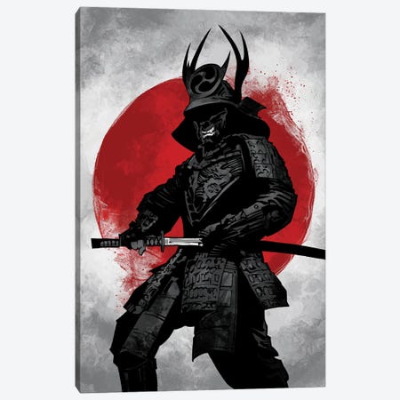 Samurai II Bushido Canvas Print #AKM394} by Nikita Abakumov Art Print