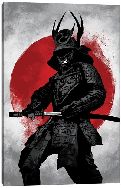 Samurai II Bushido Canvas Art Print - Samurai Art