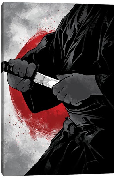 Samurai III Bushido Canvas Art Print - Nikita Abakumov