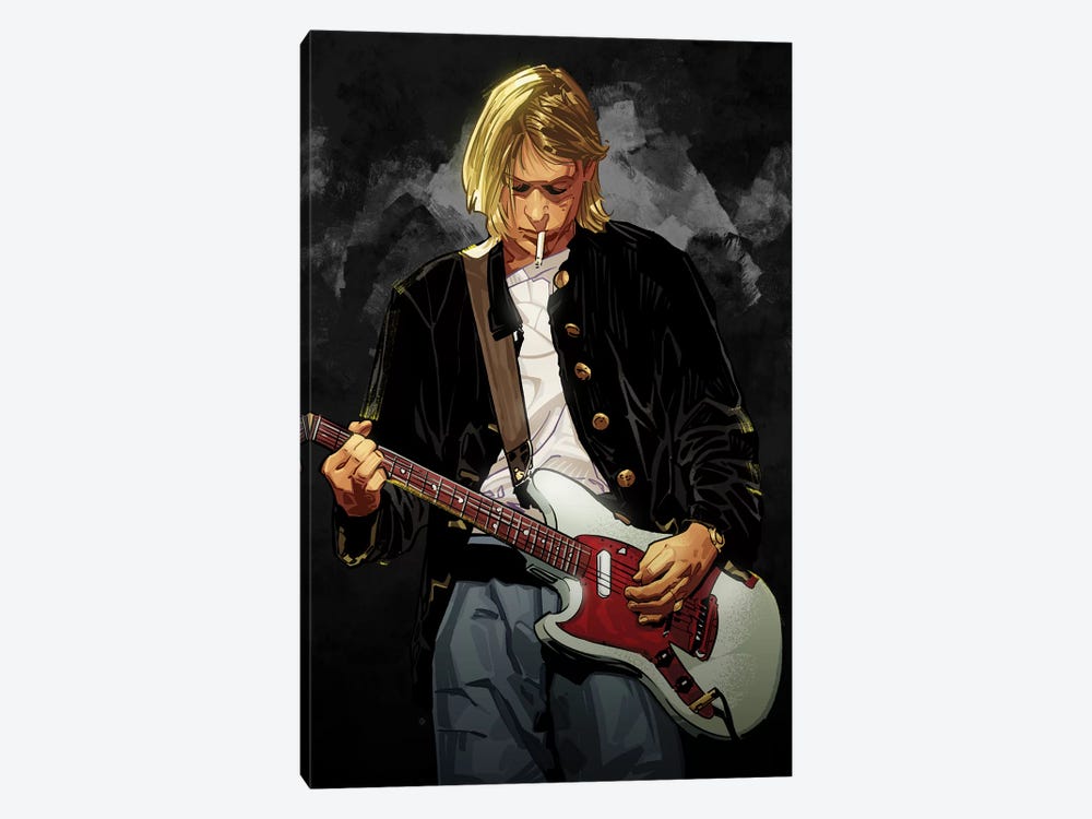 Kurt Cobain by Nikita Abakumov 1-piece Canvas Art